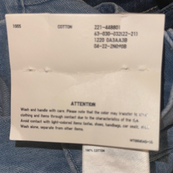 Uniqlo Flared wide Leg Blue Jeans with Relaxed Fit - Picture 9 of 10